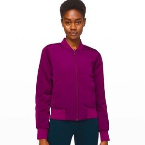 Lululemon Reversible Non-Stop Bomber Jacket Size 6